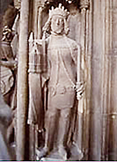 Rudolf der Stifter mit einem Modell der Stephanskirche