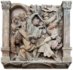 Passionsrelief - Kreuztragung